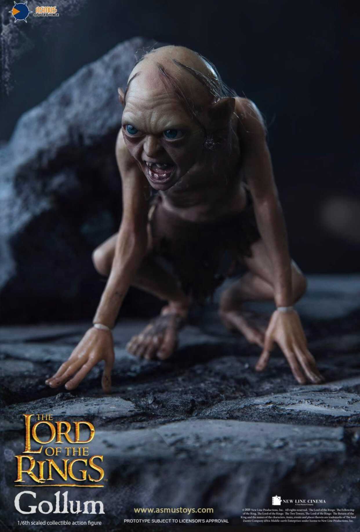 Gollum and Sméagol The Lord of the Rings 1/6