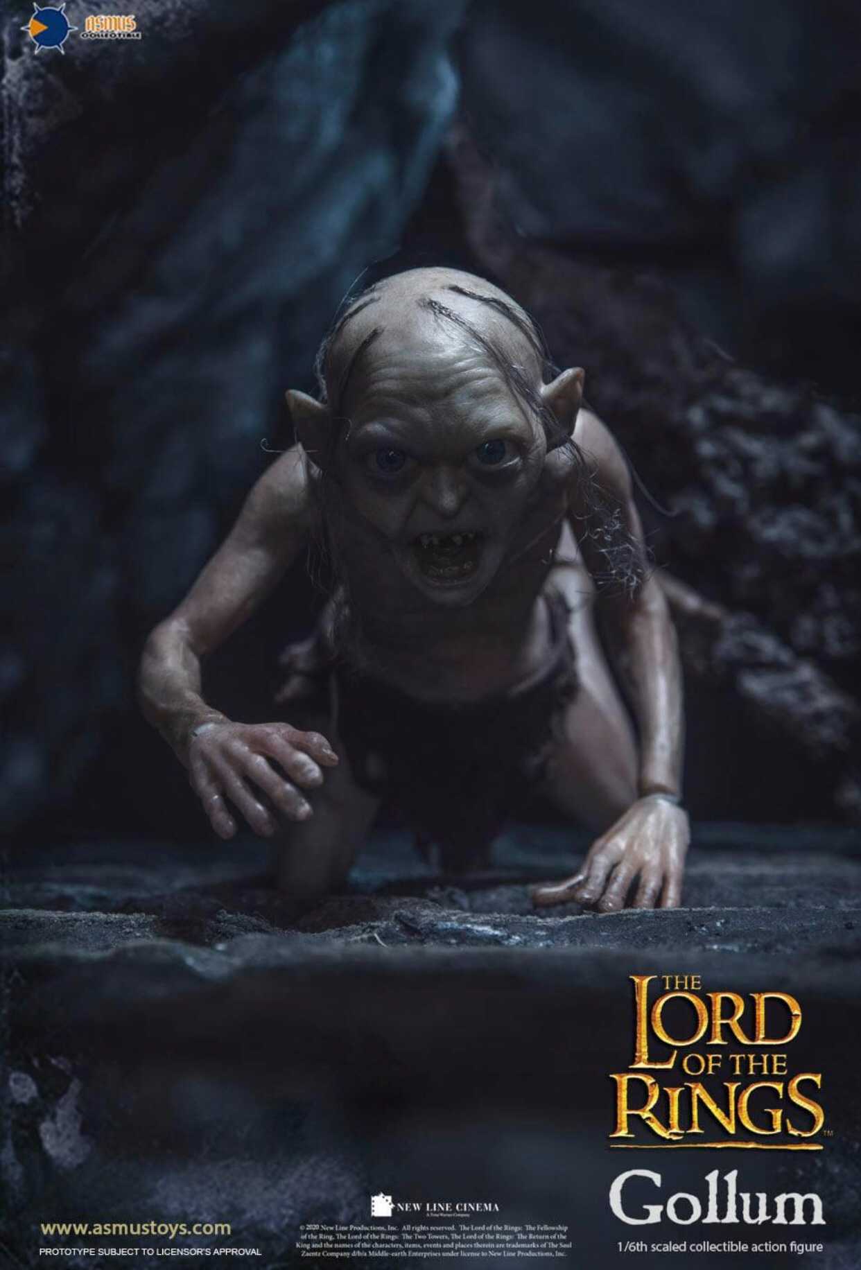 Gollum and Sméagol The Lord of the Rings 1/6