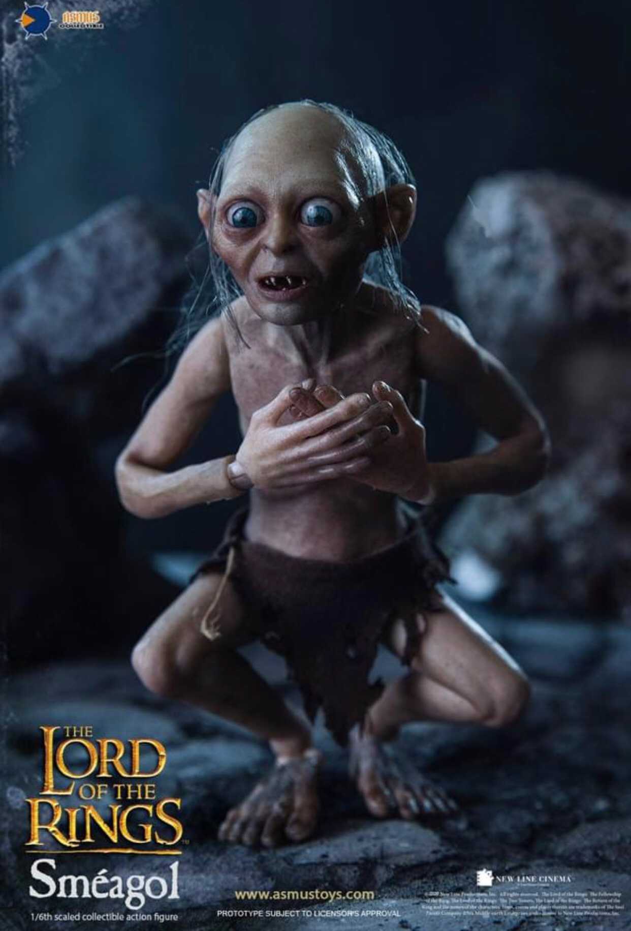 Gollum and Sméagol The Lord of the Rings 1/6