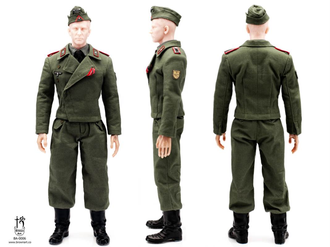 WWII German Armored Captain 1/6
