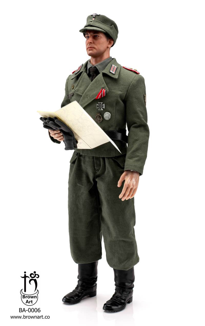 WWII German Armored Captain 1/6