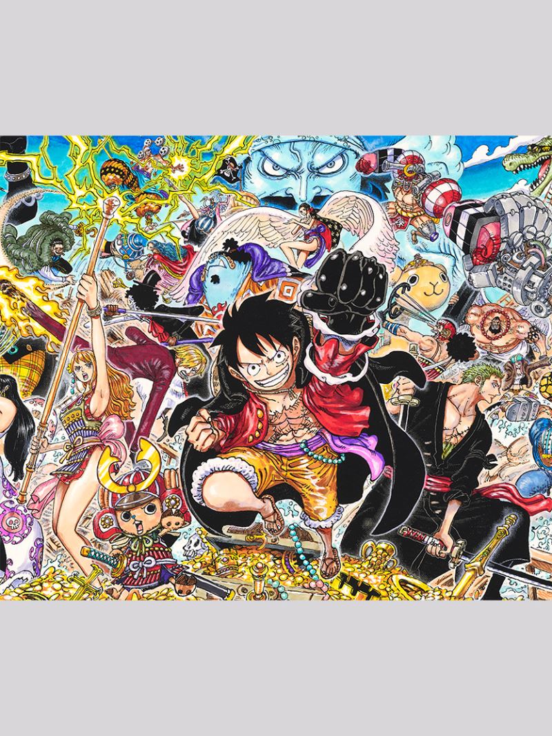 One Piece - Figuarts ZERO Monkey D. Luffy -WORLD TOP 100 Memorial the Great Pirates Drawn by Eiichiro Oda-