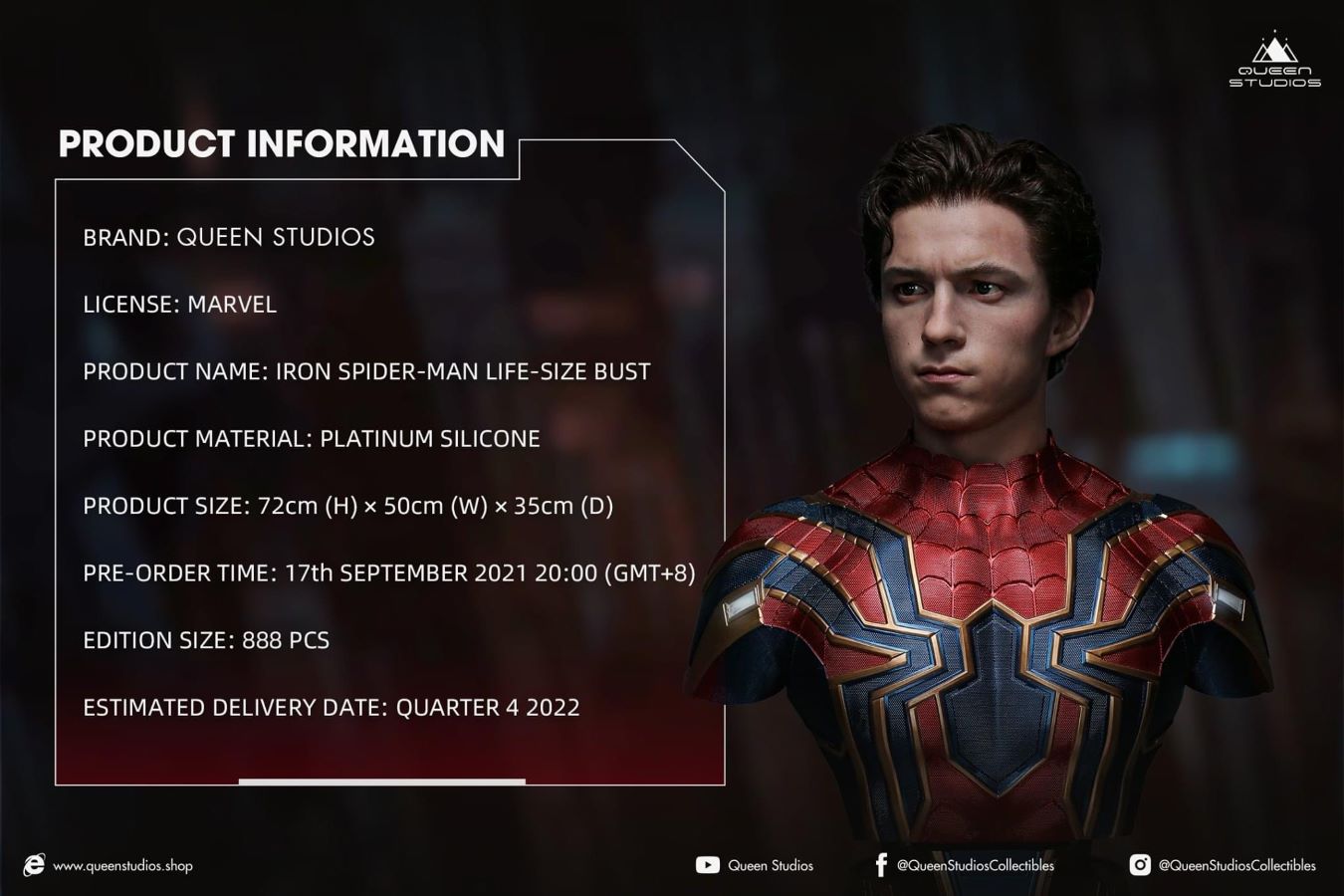 Iron Spider-Man Bust 1/1