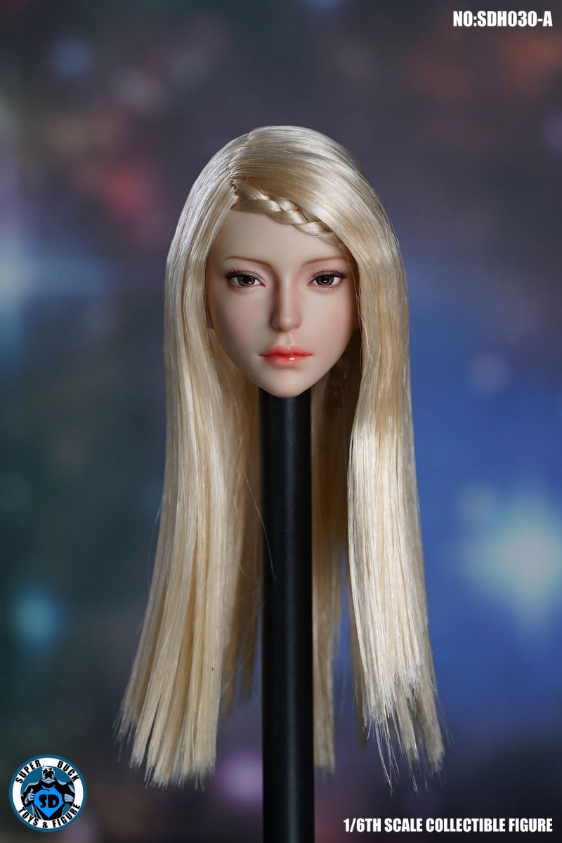 Female Head Carving SDH030 1/6