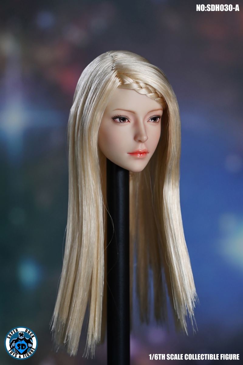 Female Head Carving SDH030 1/6