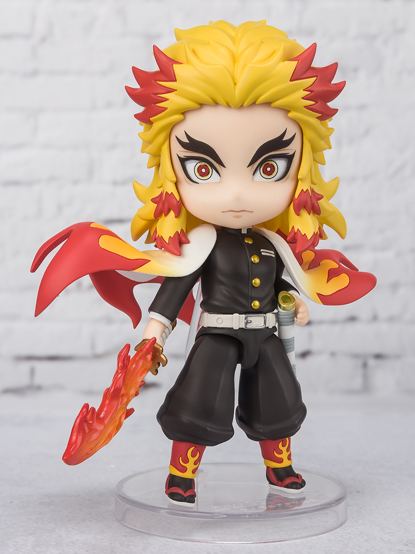 Kimetsu no Yaiba - Figuarts mini Kyojuro Rengoku -Flame Breathing- & Senjuro Rengoku