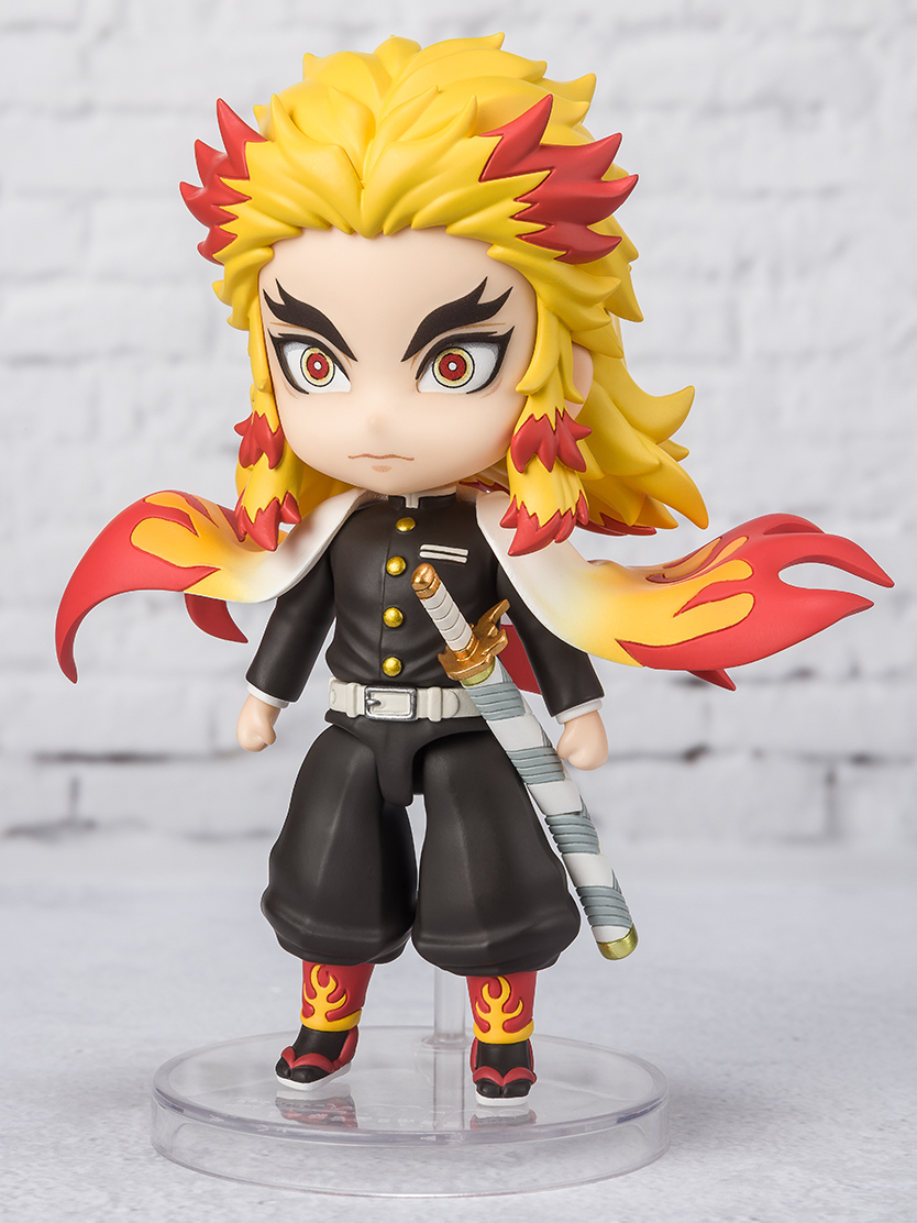 Kimetsu no Yaiba - Figuarts mini Kyojuro Rengoku -Flame Breathing- & Senjuro Rengoku