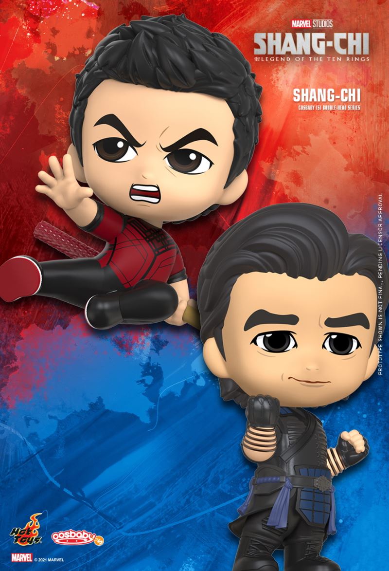 SHANG-CHI AND THE LEGEND OF THE TEN RINGS SHANG-CHI AND WENWU COSBABY (S) BOBBLE-HEAD