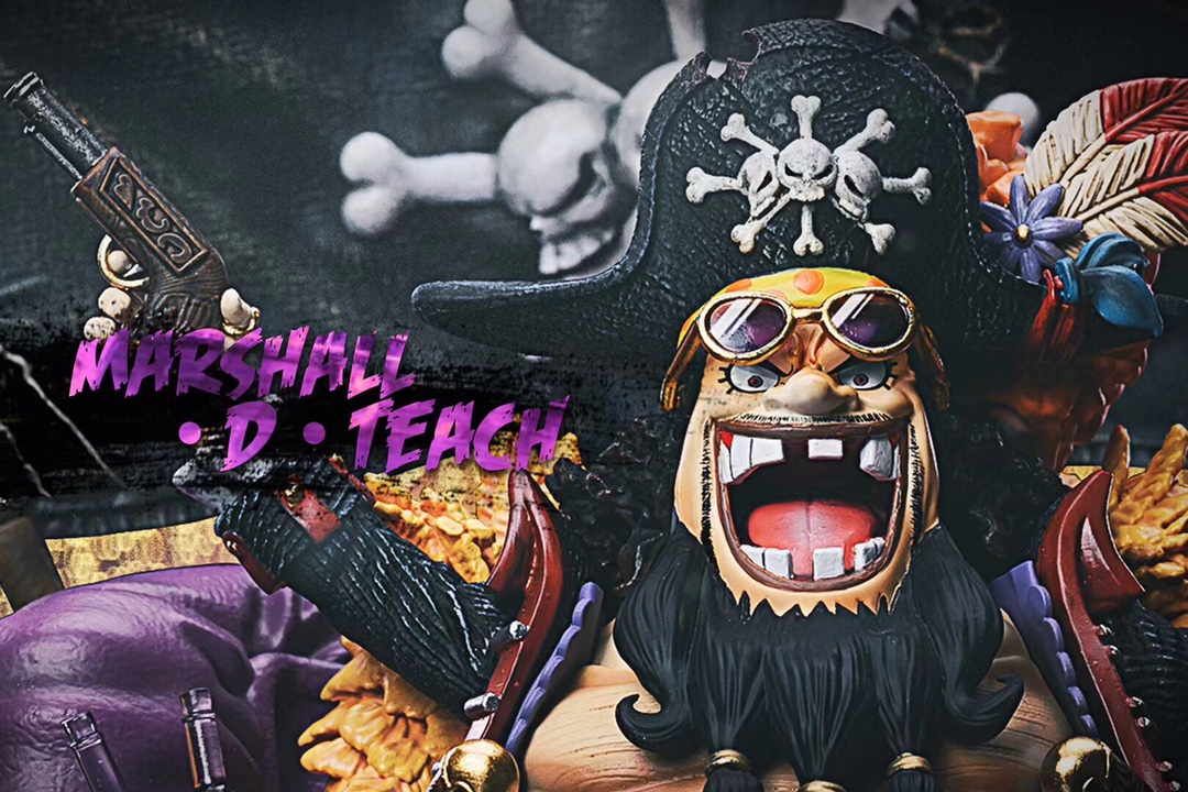 Black Beard on Throne – One Piece
