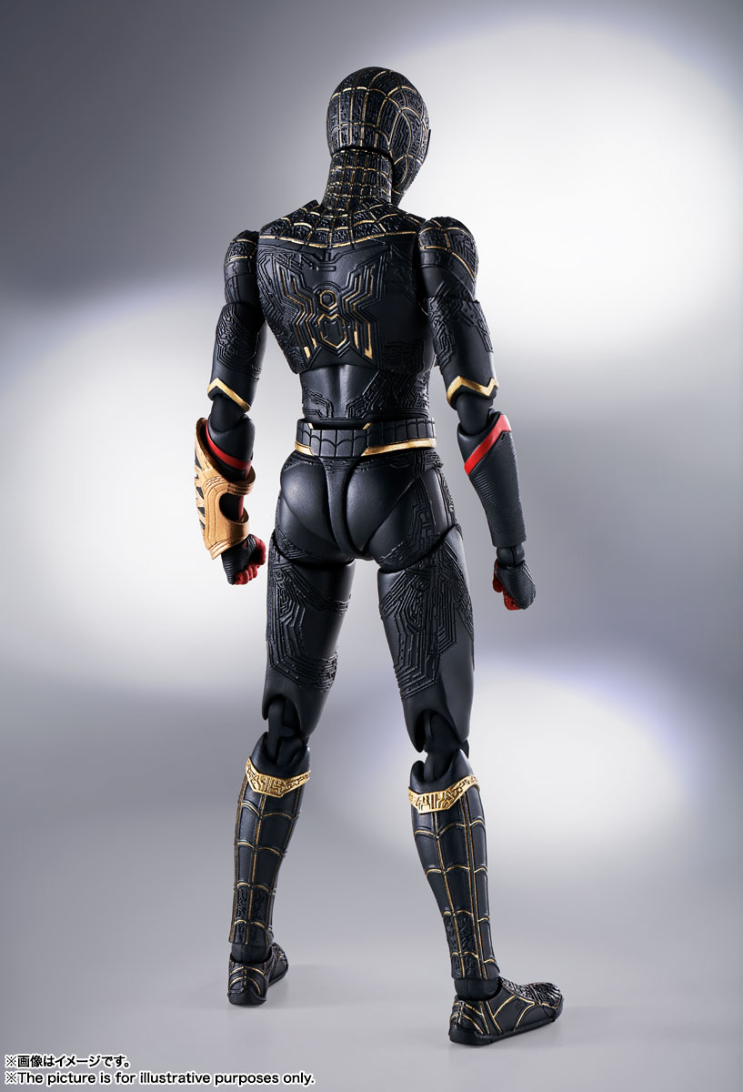 Spider-Man: No Way Home - S.H.Figuarts Spider-Man -Black and Gold Suit-