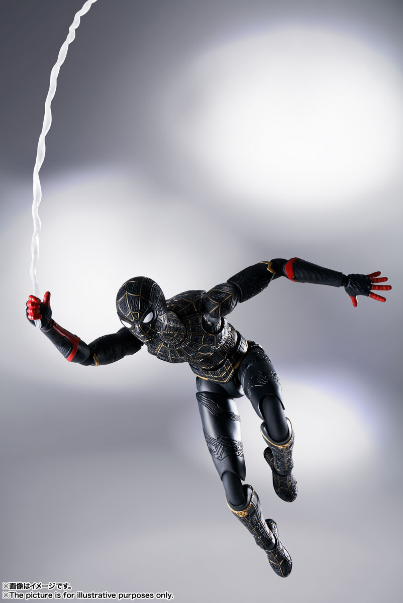 Spider-Man: No Way Home - S.H.Figuarts Spider-Man -Black and Gold Suit-