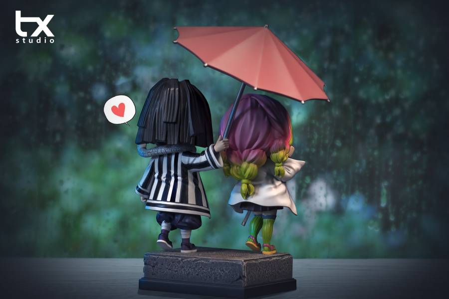 Obanai Iguro & Mitsuri Kanroji - Demon Slayer