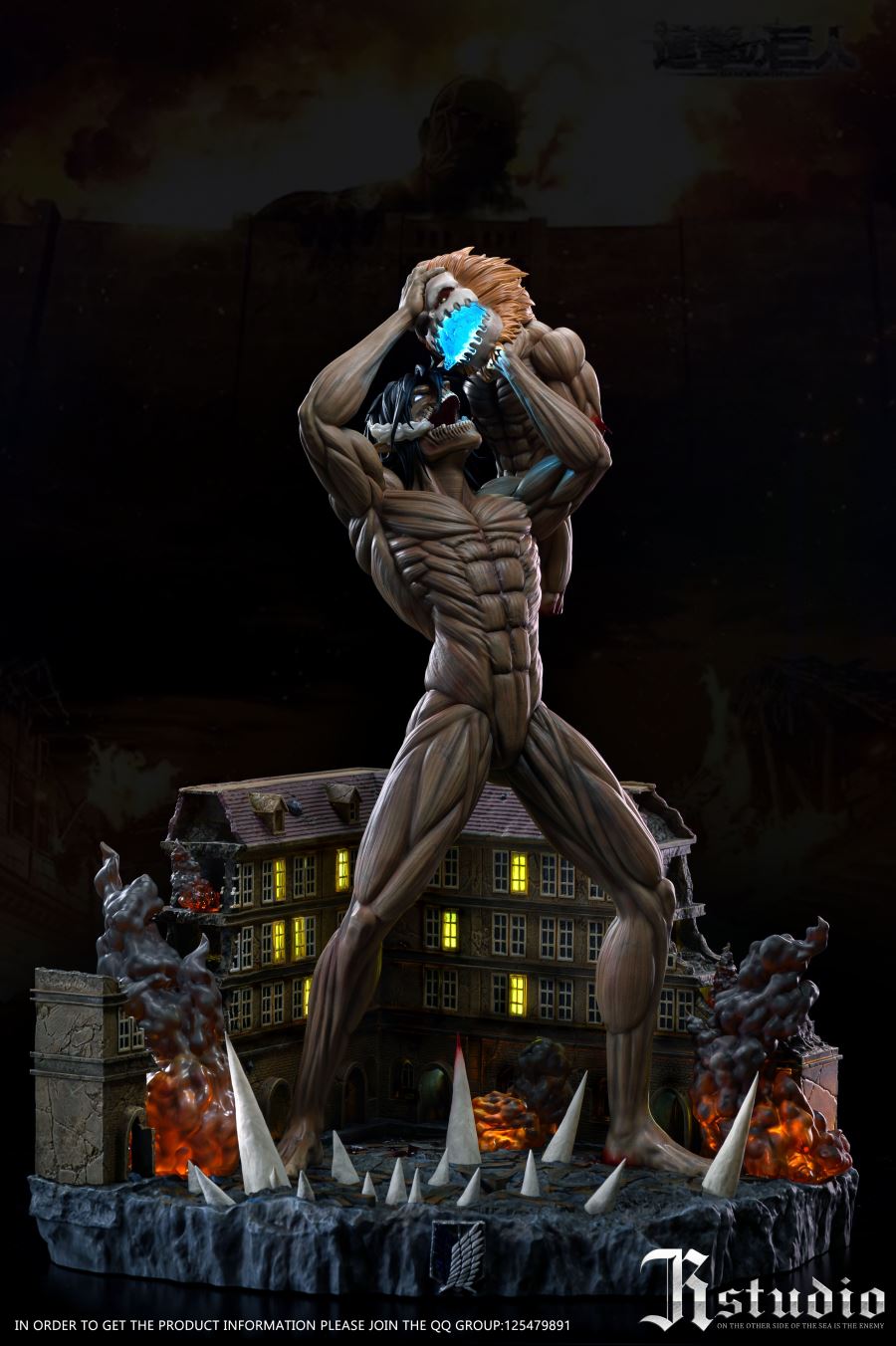 Eren Titan vs Warhammer Titan – Attack on Titan