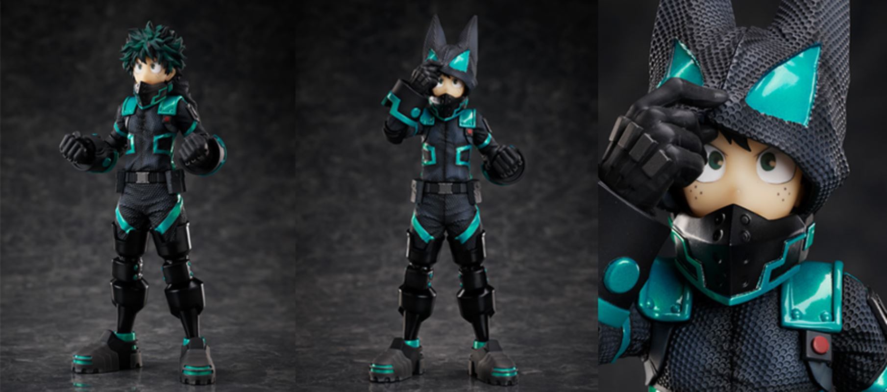 Izuku Midoriya, Katsuki Bakugo & Shoto Todoroki -Stealth Suit Ver.- 1/8