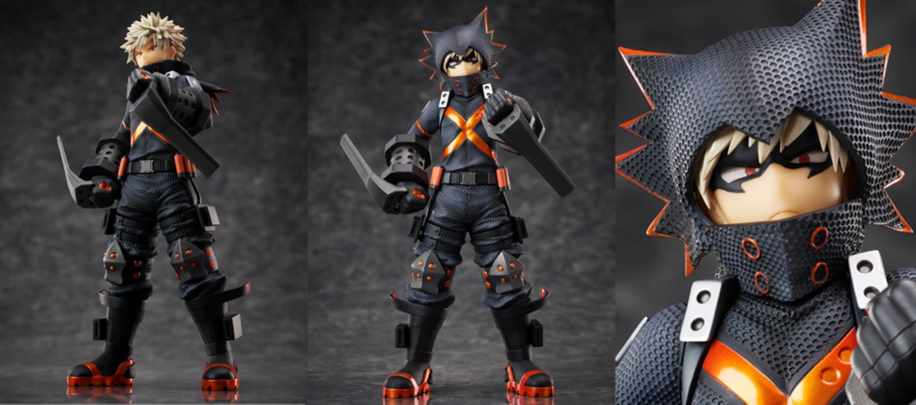 Izuku Midoriya, Katsuki Bakugo & Shoto Todoroki -Stealth Suit Ver.- 1/8