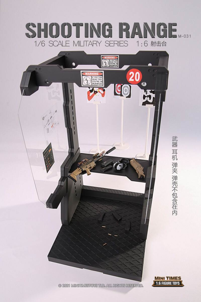 Soldier shooting platform scene 1/6