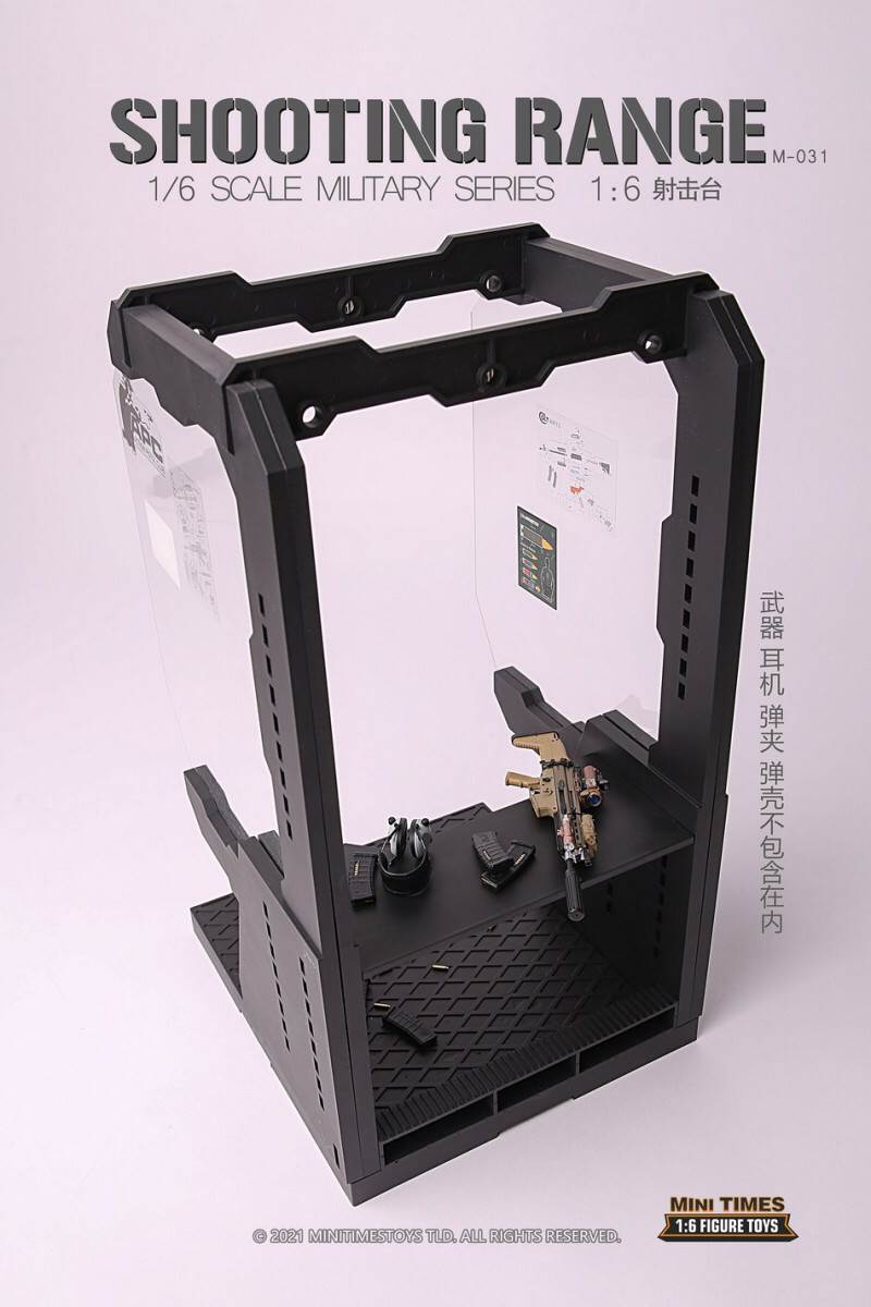 Soldier shooting platform scene 1/6
