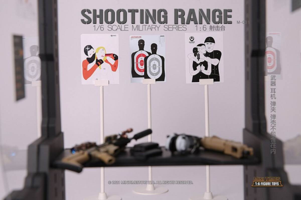 Soldier shooting platform scene 1/6