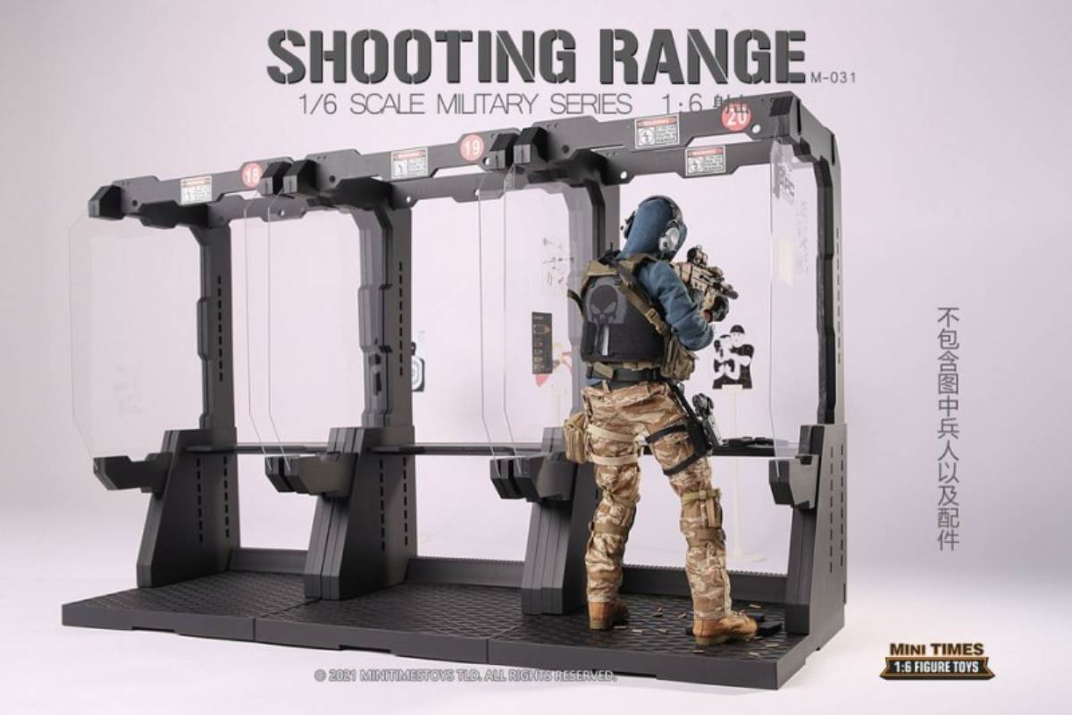 Soldier shooting platform scene 1/6