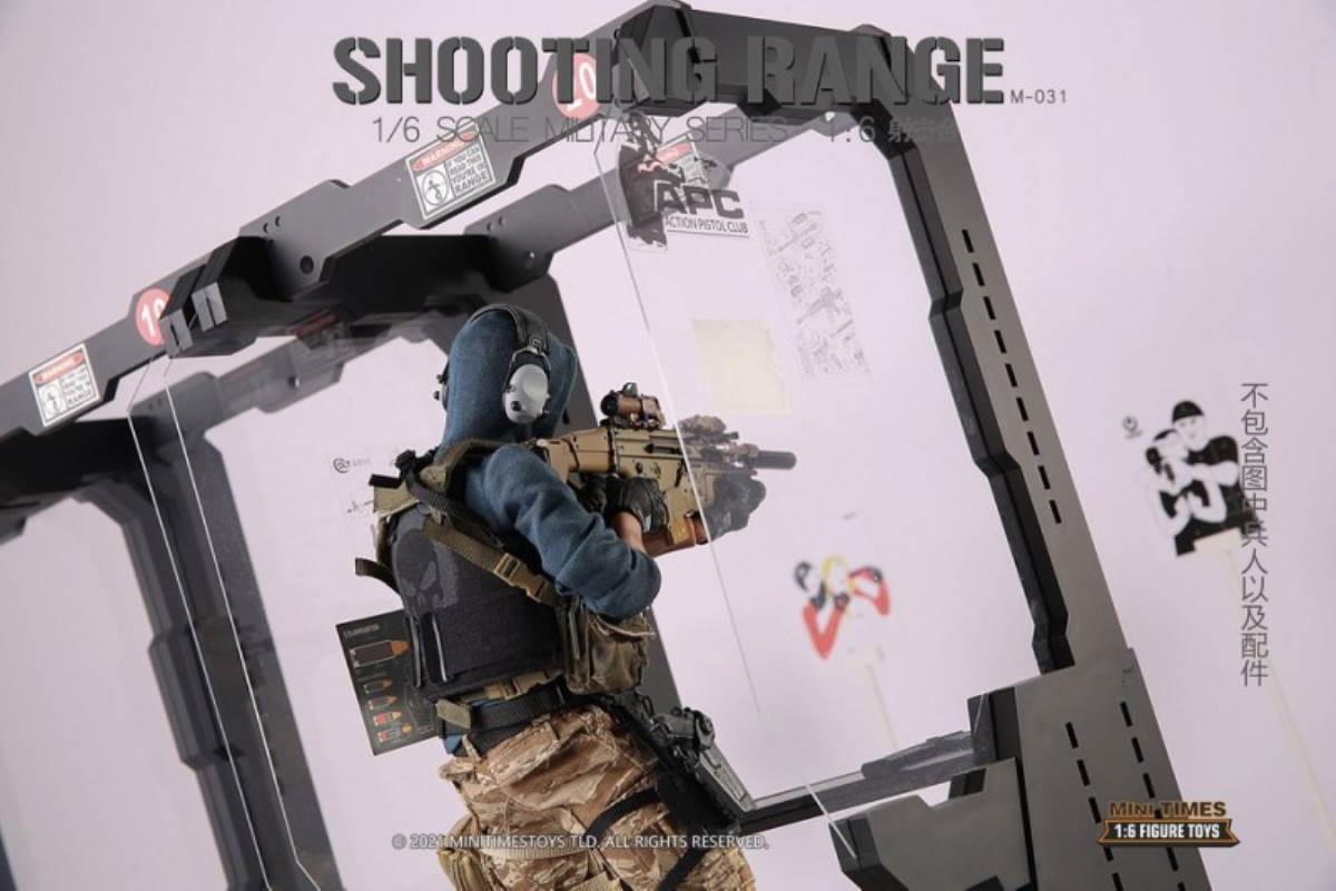 Soldier shooting platform scene 1/6