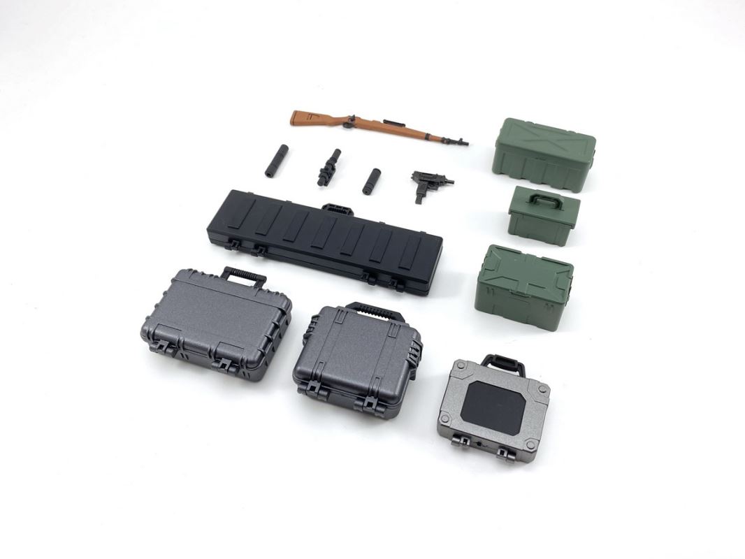 Box Weapon Case Set A (DH-E003) 1/12