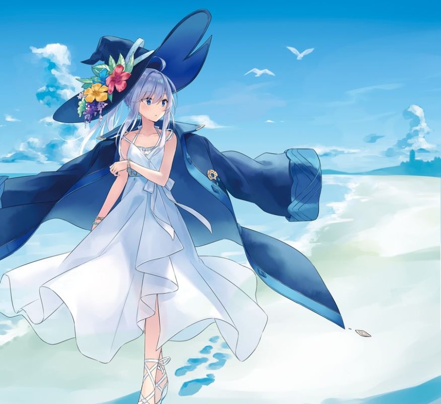 F: NEX Majo no Tabitabi - Elaina -Summer White Dress Ver. - 1/7