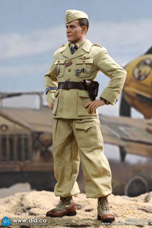 World War II ace pilot African Star  -Marseiu & Scene