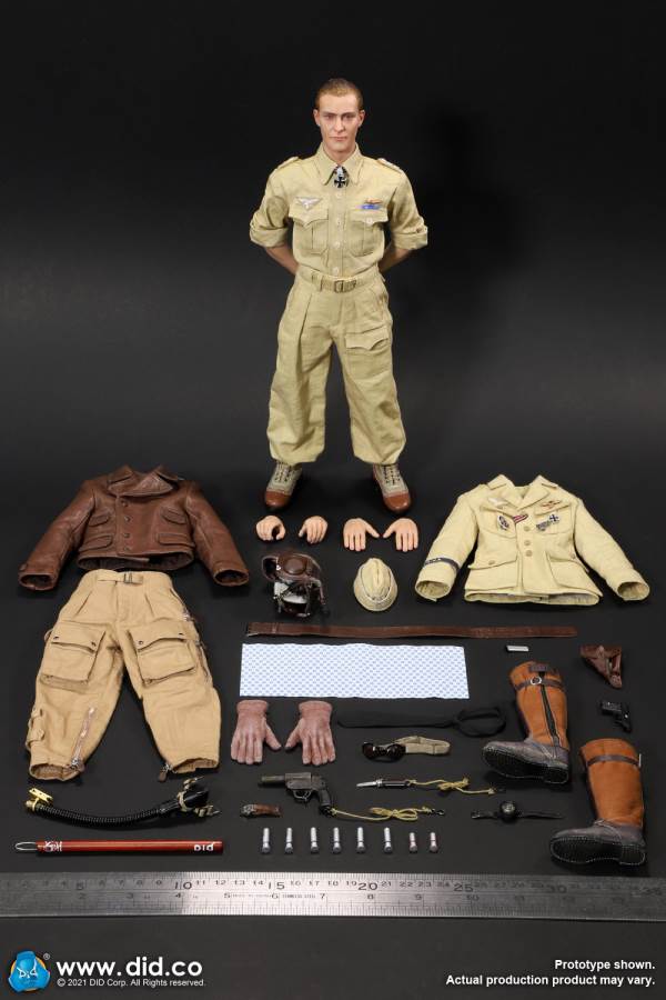 World War II ace pilot African Star  -Marseiu & Scene