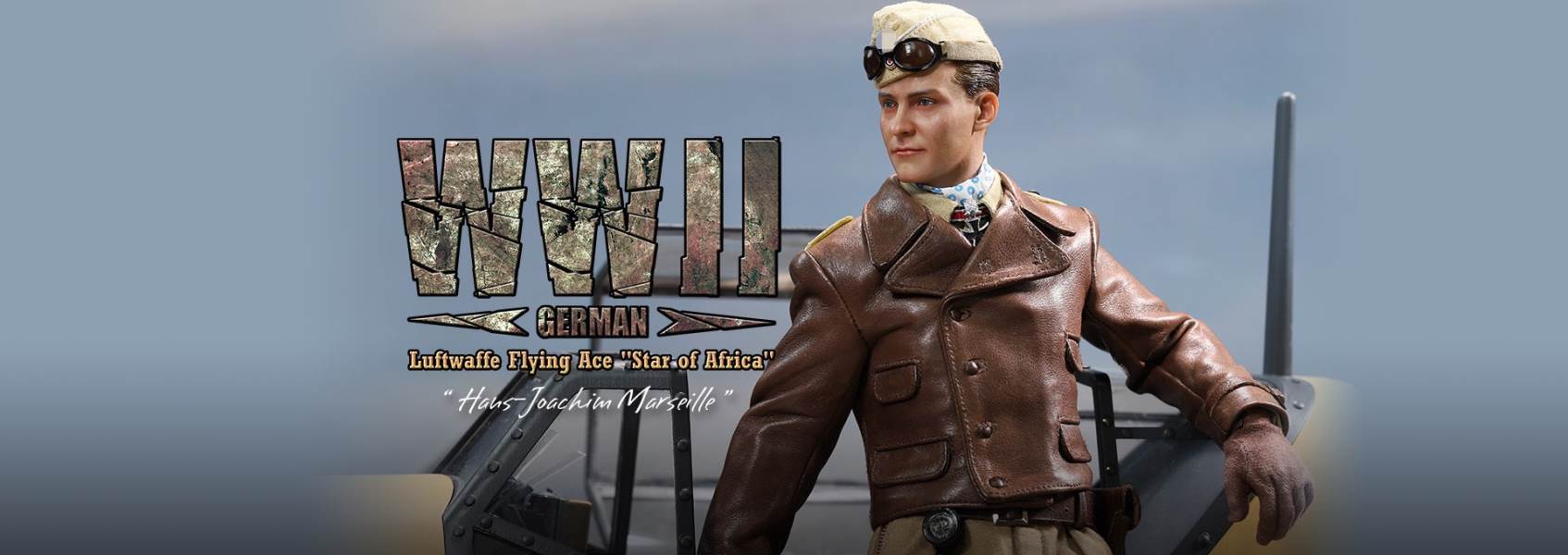 World War II ace pilot African Star  -Marseiu & Scene