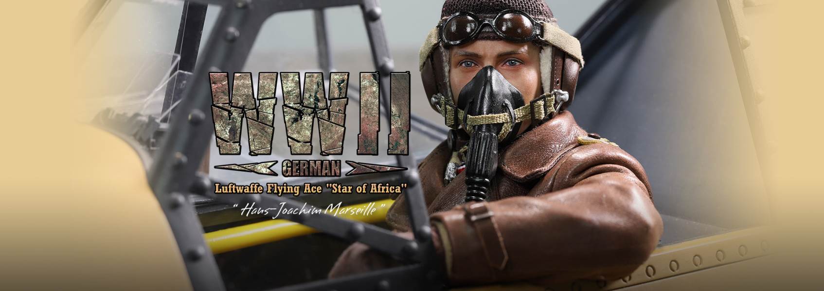 World War II ace pilot African Star  -Marseiu & Scene