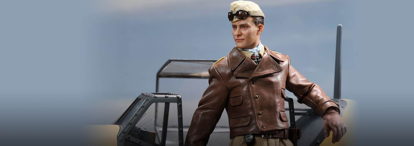 World War II ace pilot African Star  -Marseiu & Scene