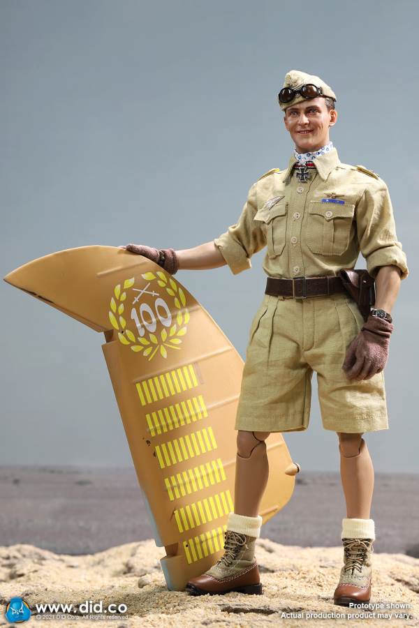 World War II ace pilot African Star  -Marseiu & Scene
