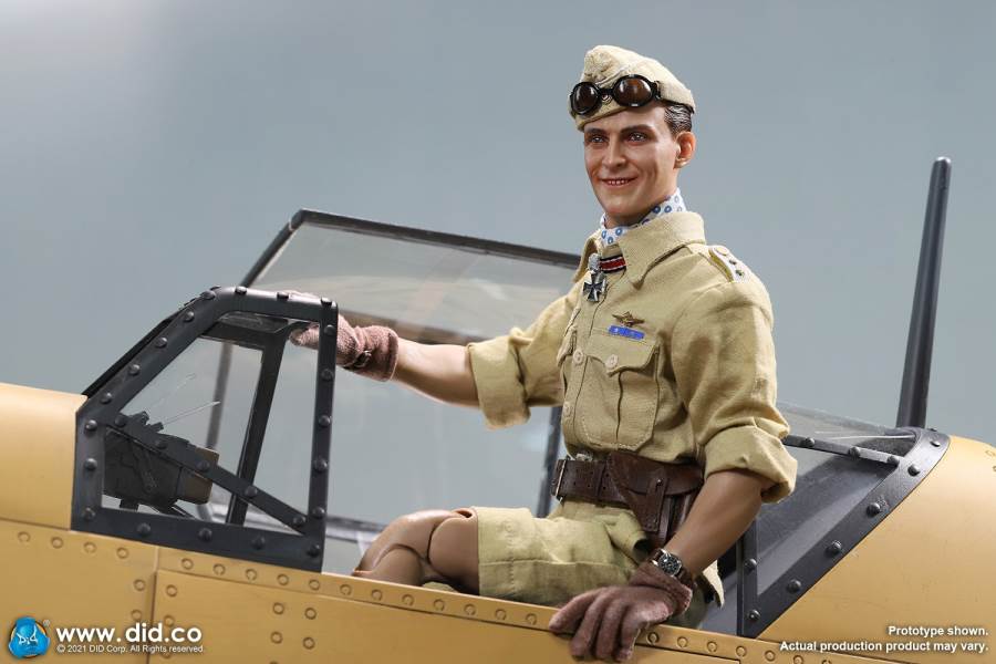 World War II ace pilot African Star  -Marseiu & Scene