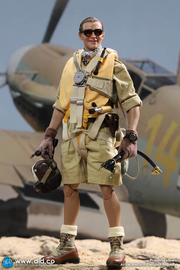 World War II ace pilot African Star  -Marseiu & Scene