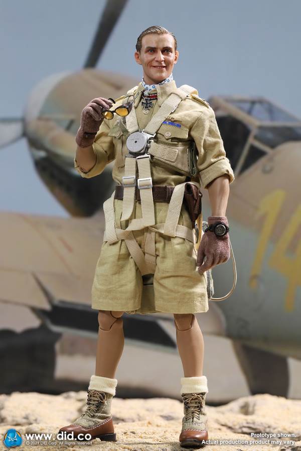World War II ace pilot African Star  -Marseiu & Scene