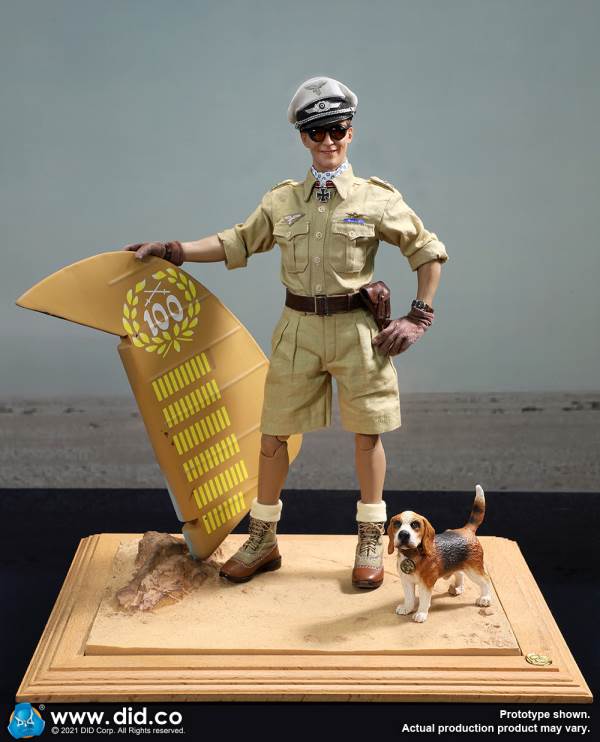 World War II ace pilot African Star  -Marseiu & Scene