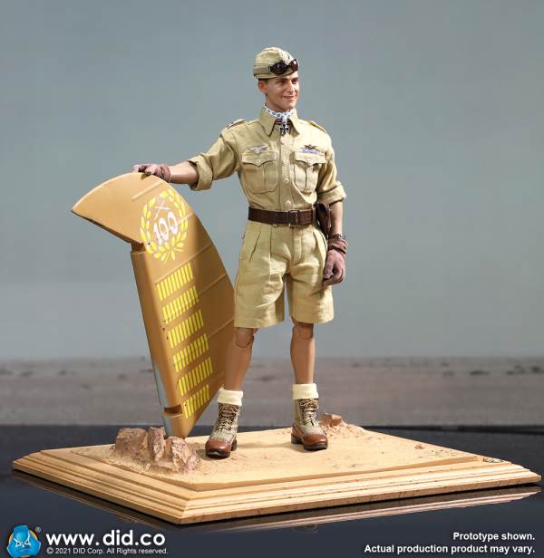 World War II ace pilot African Star  -Marseiu & Scene