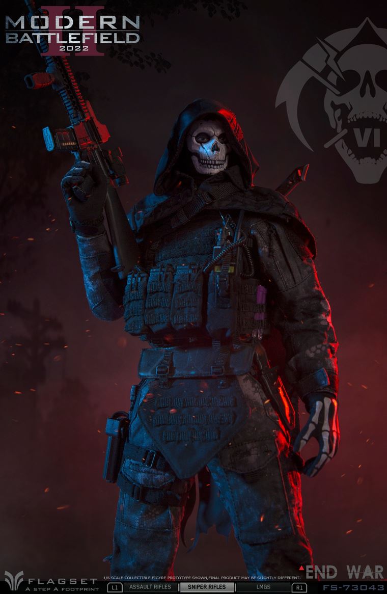 Doomsday War Series END WAR Grim Reaper Squad-Ghost 2.0 1/6