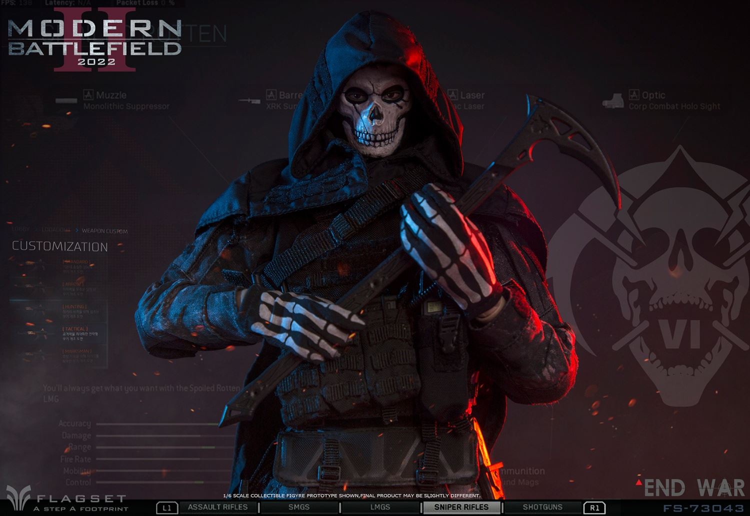 Doomsday War Series END WAR Grim Reaper Squad-Ghost 2.0 1/6