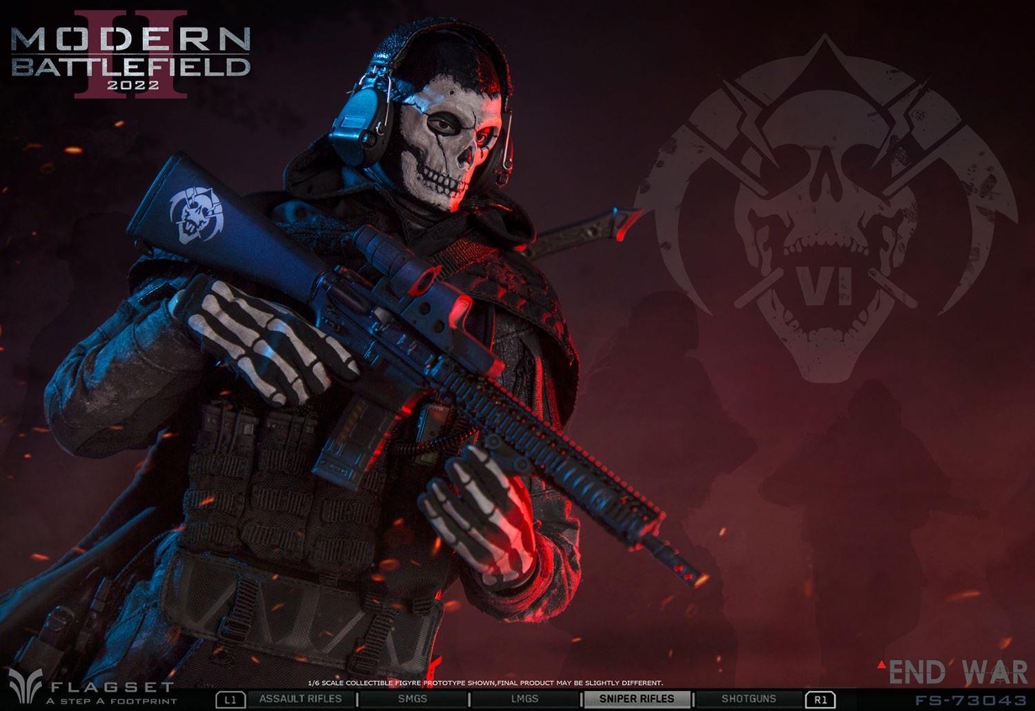Doomsday War Series END WAR Grim Reaper Squad-Ghost 2.0 1/6