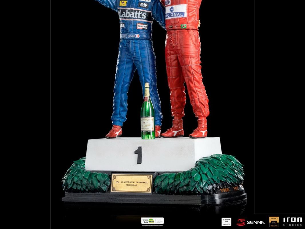 Alain Prost and Ayrton Senna, The Last Podium - Deluxe Art Scale 1/10
