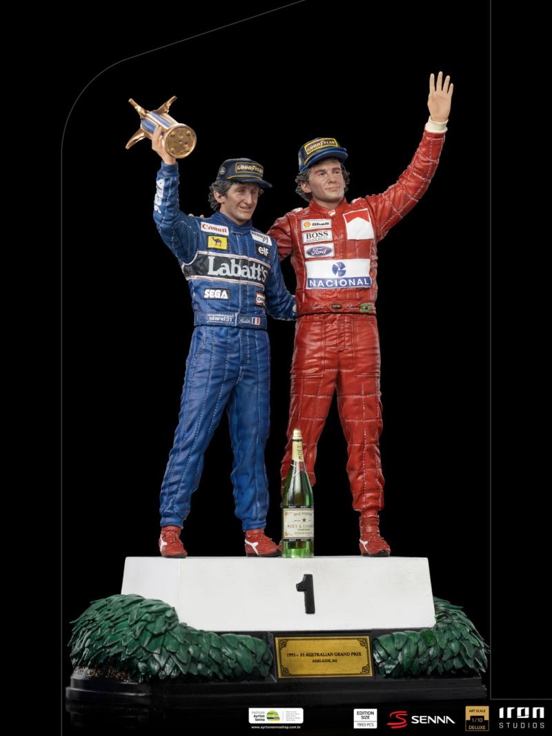 Alain Prost and Ayrton Senna, The Last Podium - Deluxe Art Scale 1/10