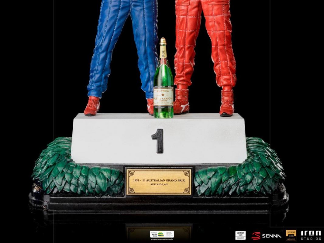 Alain Prost and Ayrton Senna, The Last Podium - Deluxe Art Scale 1/10