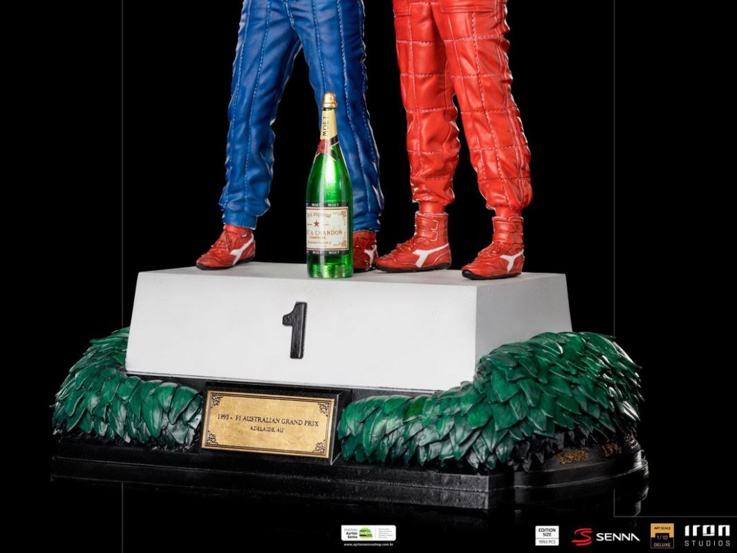 Alain Prost and Ayrton Senna, The Last Podium - Deluxe Art Scale 1/10