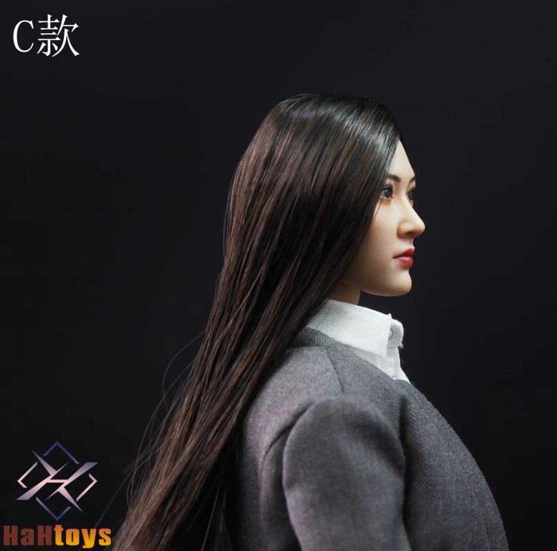 Asian beauty head carving 1/6