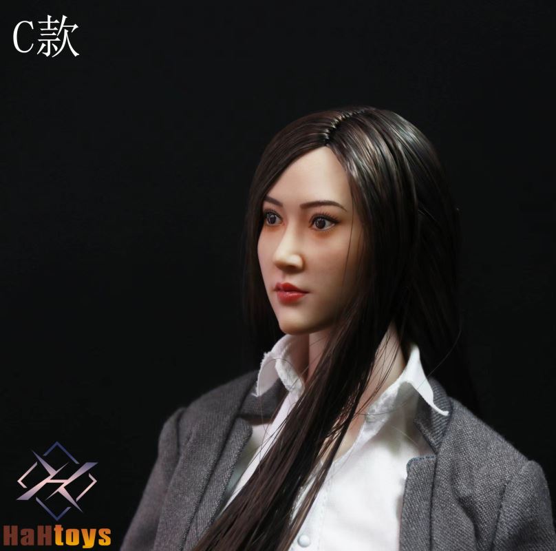 Asian beauty head carving 1/6