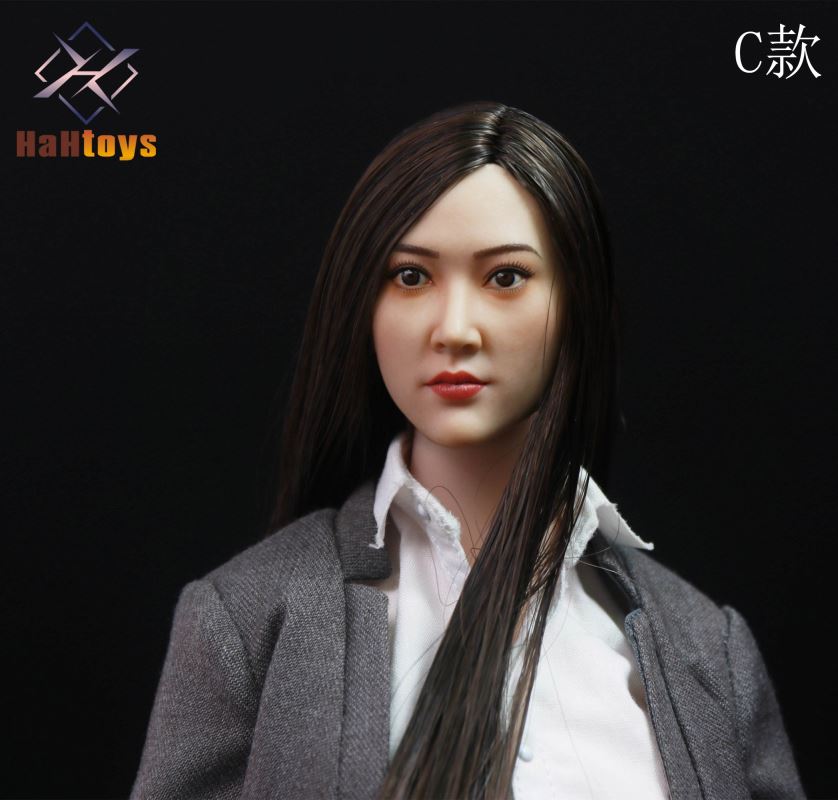 Asian beauty head carving 1/6