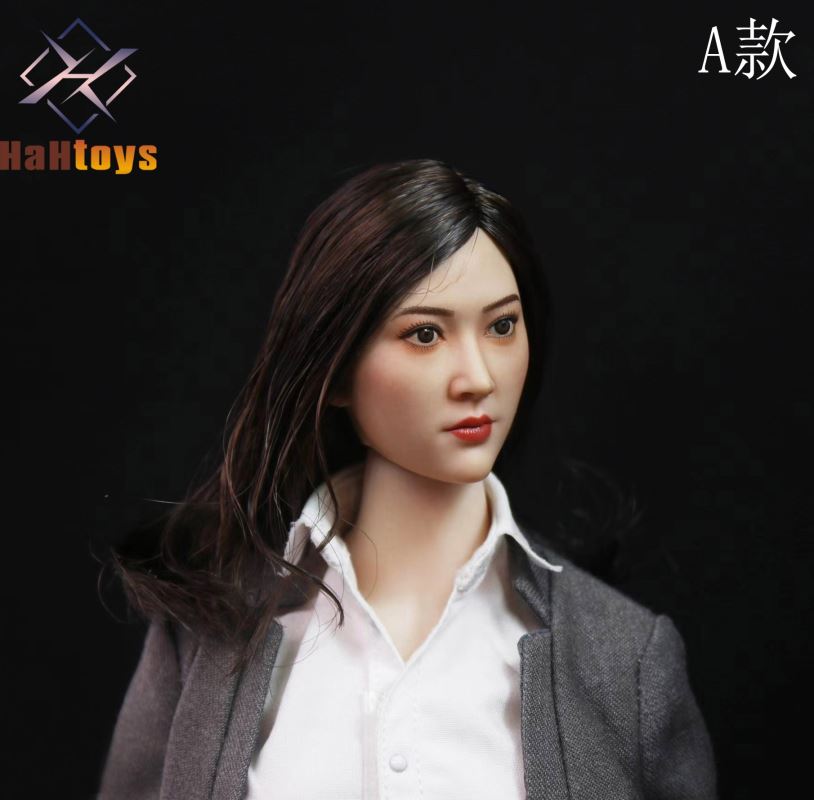 Asian beauty head carving 1/6