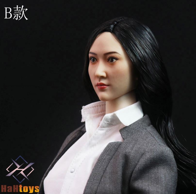 Asian beauty head carving 1/6