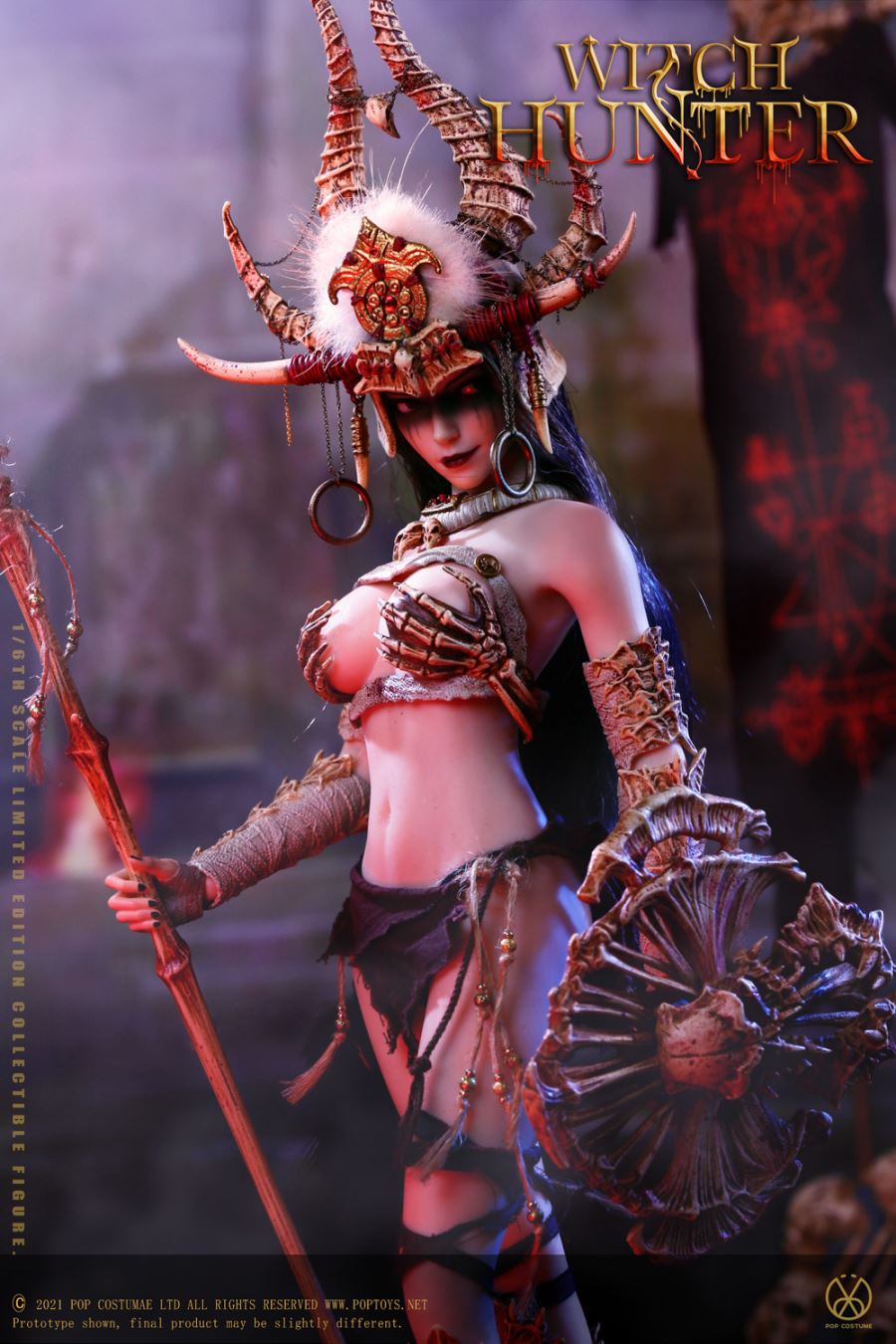 WH002 Bloody Shaman Aphaia Black Shaman 1/6